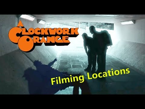 A Clockwork Orange 1971 ( FILMING LOCATION ) Stanley Kubrick