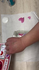 Let’s make a super pretty luminary for Valentine’s Day using Dollar Tree window decals and an old pickle jar! I love how this came out…and while I called it a luminary…you know I used mine for candy 🤣 | Blessings Craft Therapy