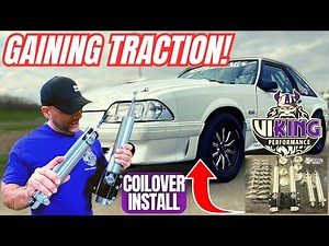 HUGE UPGRADE! Viking Crusader Coilover Kit Installed On A Foxbody Mustang