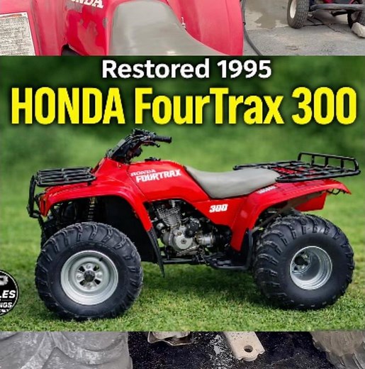 1995 Honda FourTrax 300 Restored! #honda #atv #fourtrax #restoration