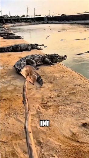 Panic! Crocodiles Escaped from the Pond😨