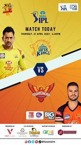 ADHIRADI IPL- MATCH NO- 28 -CHENNAI SUPER KINGS VS SUNRISERS HYDERABAD | 89.4 Tamil FM