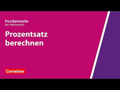 Prozentsatz berechnen | Fundamente der Mathematik | Erklärvideo