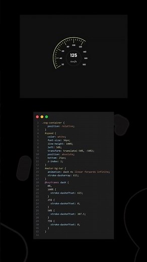 Interactive Speedometer Design Using HTML CSS 😋CodeCrafters