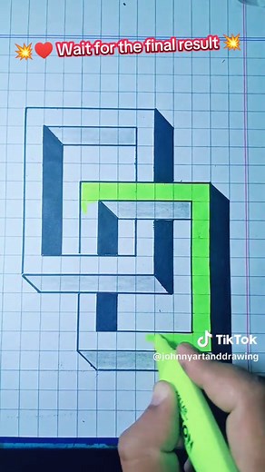 Easy 3D Drawing Tutorial for Illusion Techniques