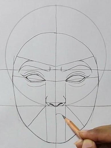 How to draw a girl step by step / Pencil Sketch drawing