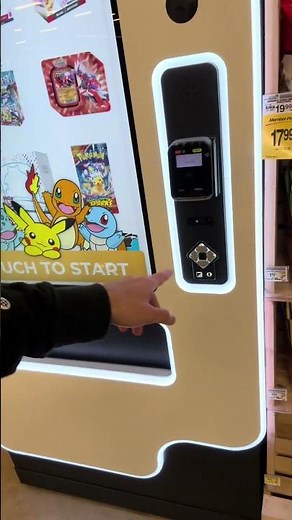 Full of surprises with pokemon vending machines but here’s a hack. #Pokemonvendingmachinehack