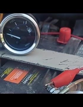 Como conectar y probar medidor de gasolina universal
