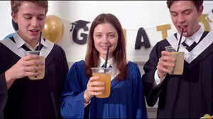 50 Pcs Graduation Cap Shaped Straws Disposable Plastic Drinking Straw Grad Caps Straw for Graduation Beverage Cocktail 2026 Congrats Grad Party Supplies (Black)