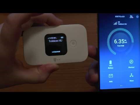 Huawei Mobile WiFi E5577C router review video (Magyar) - Hordozható WiFi hotspot bemutatás