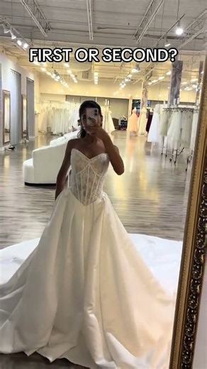 Which wedding dress should I choose? #shorts
