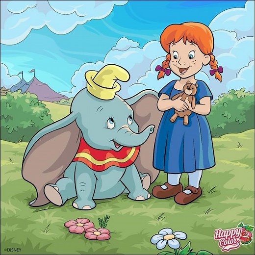 • Happy Color: Dumbo and Penny.