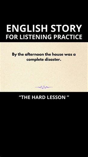 English story for listening practice: the hard lesson | Learn english through story. | Rocket's English Learning