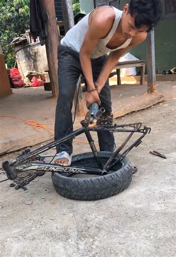 Dirt Jumper Frame Build: Day 1 Vlog