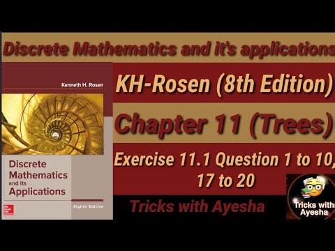 Lecture 4 Discrete mathematics and it's applications kH-Rosen(8th Edition) Chapter 11 Section 11.1