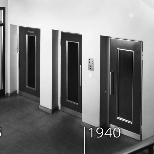 Curious how our elevators have changed throughout history? Join us as we take a journey 150 years back in time to see the evolution of our elevators! 🧐 #WeElevate #150years #Schindler #Mobility #Elevators #Anniversary | Schindler