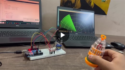 #arduino #embeddedsystems #radarsystem #engineering #innovation | Aditya parihar