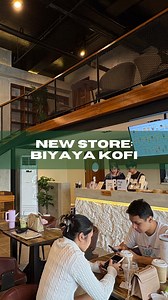 Your new aesthetic coffee spot — Biyaya Kofi at CV! ☕️ A place for winding down after a game match or enjoying laid-back moments with family and friends. ✨ Operating Hours: 6AM - 2AM | Circulo Verde