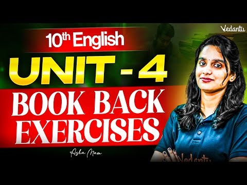 10th English Unit 4 Book Back Answers | Asha Ma'am #compoundwords #noticewriting #phrases #article