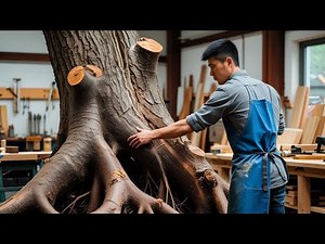Breakthrough Idea: Transform Dead Tree Stumps into Unique Tables
