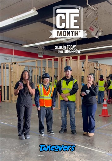 🔥 CTE MONTH – DAY 10 🔥⁠ ⁠ Today’s ROP Interview Takeover takes us inside Construction Technology 🏗️🔧⁠ ⁠ From blueprint planning and structural framing to conduit bending, outlet installation, and full project builds — this program is hands-on from day one.⁠ ⁠ 💬 “I wanted to get my hands dirty and learn how things are built from the ground up.”⁠ 💬 “It feels like a real job site — we’re learning skills that will help us make money in the future.”⁠ ⁠ Students in Construction Tech explore resi