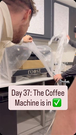 2.7K views · 89 reactions | The machine is in ☕️ 齃 Catch up on a busy few days at roost Coffee House  #roostCoffeeHouse #fordham #cambridge #coffeeshop #burwell #newbusiness #newmarket #exning #shopfitting #coffeecorner #coffeevibes #coffeehouse #coffeeislife #followthejourney #renovation #newbusiness | roost Coffee House | Facebook