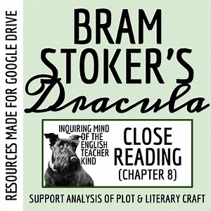 Dracula Chapter 8 Analysis Worksheet | Gothic Literature Activity | Google