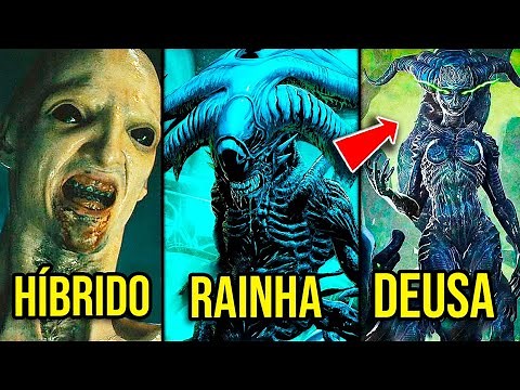 Todos os tipos de XENOMORFOS da Historia de Alien - EXPLICADO