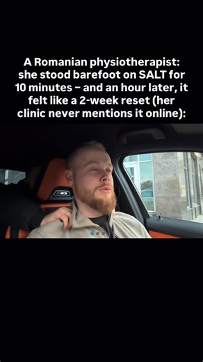 man in progress | 1. Her method was born in silence – no music, no talking, just standing still on coarse mineral salt. At first it burned slightly, then... | Instagram