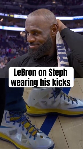 Steph rocking LeBron 10 ID from 2013 🔥