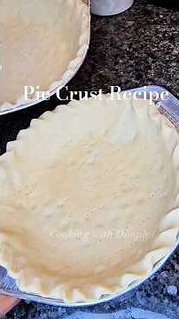 Butter Flaky Pie Crust Recipe