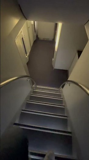 Lufthansa Airbus A340-600 with the unique downstairs toilets