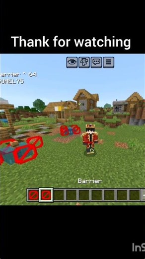 Minecraft Secret Barrier Block Command! 🤯 #shorts