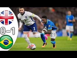 England Vs Brazil 0-1- All Goals & Highlights -2024. #England #brazil #Endrick ‪@SaharaFootball‬