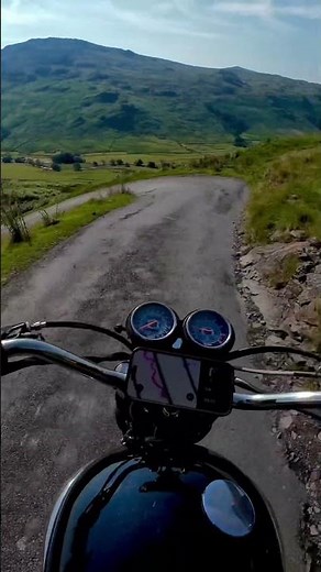 England’s Steepest Road? | Hardknott Pass #triumphbonneville