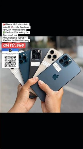 🍎 iPhone 12 Pro Max 128-256GB Zin Đẹp | Giá Tốt