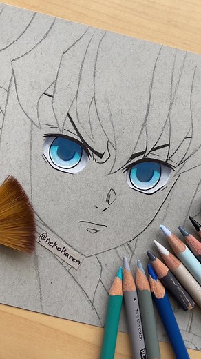 Coloring Muichiro Tokito - Demon Slayer Coloring Pages