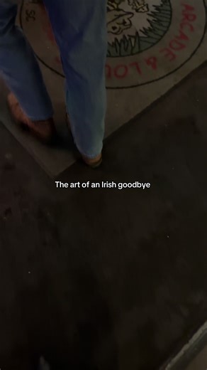 Idk man sayin bye just feels awkward and it never ends lol #fyp #irishgoodbye #christmasparty