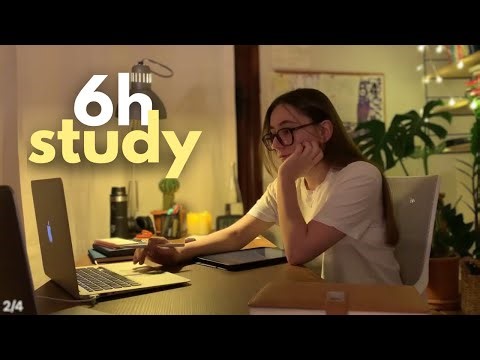 LIVE | 6-HOURS study with me | 🔥🌧️rain+fire sounds | pomodoro 60.10