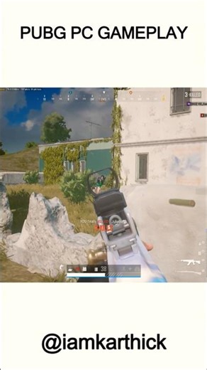 ALMOST DIED CLUTCHING THIS SQUAD 💀 | PUBG PC | #shorts #pubg