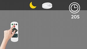 Watch Motion Sensor Ceiling Light Indoor Battery Operated on Amazon Live