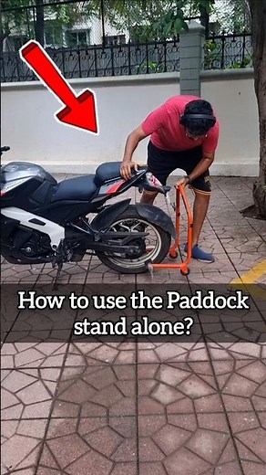 Using A Paddock Stand Alone? Motorcycle Maintenance - Pulsar RS200