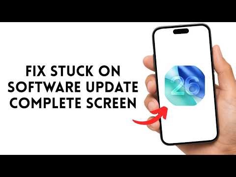 Fix iPhone Stuck on Software Update Complete Screen & Hello Screen (2026)