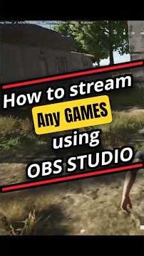 Learn to stream GAMES in OBS #obsstudio #gaming #streaming