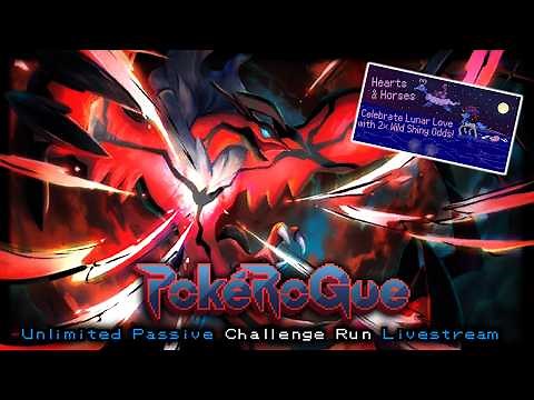 Pokerogue's UNLIMITED PASSIVE Challenge Run! | Pokerogue Challenge Runs | All Passives Challenge Run