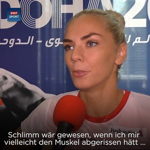 Nächstes Ziel: Tokio 2020. Ivona Dadic ist zum Glück nicht so schlimm verletzt wie befürchtet. | ORF Sport