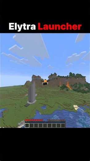 Minecraft Elytra Booster #minecraft #shorts #gaming