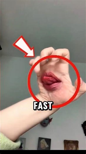 Is This Real! Mouth on a Palm? 😳 😱