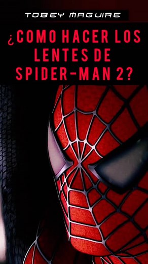 ¿Cómo hacer los le tes de Spider-man 2 de Tobey Maguire? 🤔 simplemente magnífico 😏👌 #tobeymaguire #Spiderman2 #lentes #cosplay #spiderman #manualidades #cacero #tiempolibre #fypシ #parati