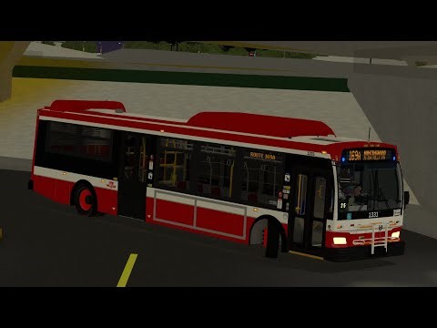 Toronto Transit Commission ROBLOX 2008 Orion VII NG HEV 1331 on Route 169A Huntingwood